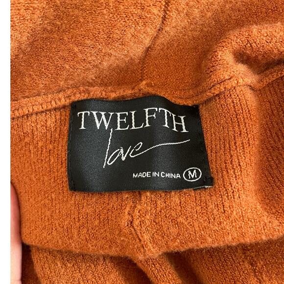 NWOT Twelfth Love Cardigan Rust - Picture 4 of 5
